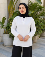 بلوزة سادة