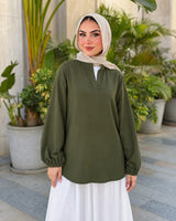 بلوزة سادة