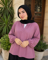 بلوزة سادة