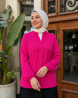 بلوزة سادة