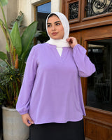 بلوزة سادة
